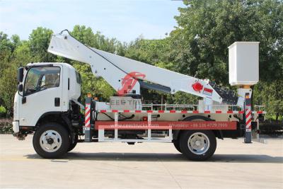 Isuzu NPR 4x4  insulated aerial platform truck