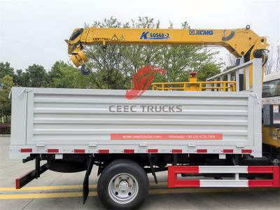 Isuzu NPR 190hp boom crane truck