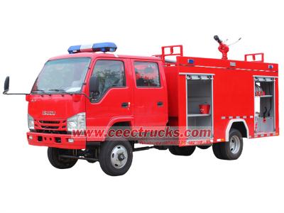 Isuzu 120HP offroad apparatus tanker fire truck