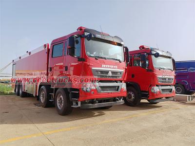 HOWO sitrak heavy duty rescue fire truck