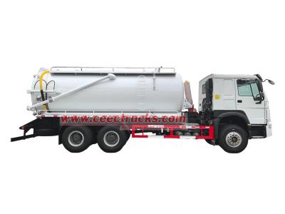 Howo 20 cbm septic pump tanker