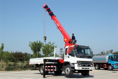 Africa Isuzu FTR 205HP boom crane cargo truck
