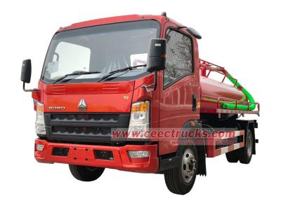 Howo septic tank pump truck