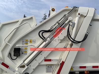 Howo light-duty rear loader garbage truck