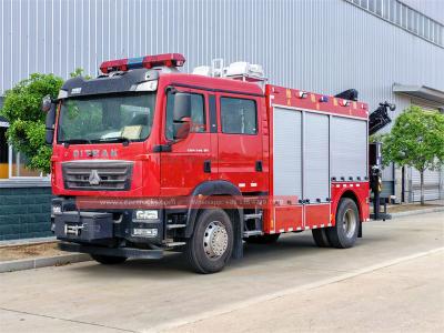 Howo 4x2 city fire rescue truck