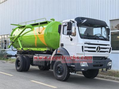 Beiben 1929 LHD 10CBM sewage vacuum truck