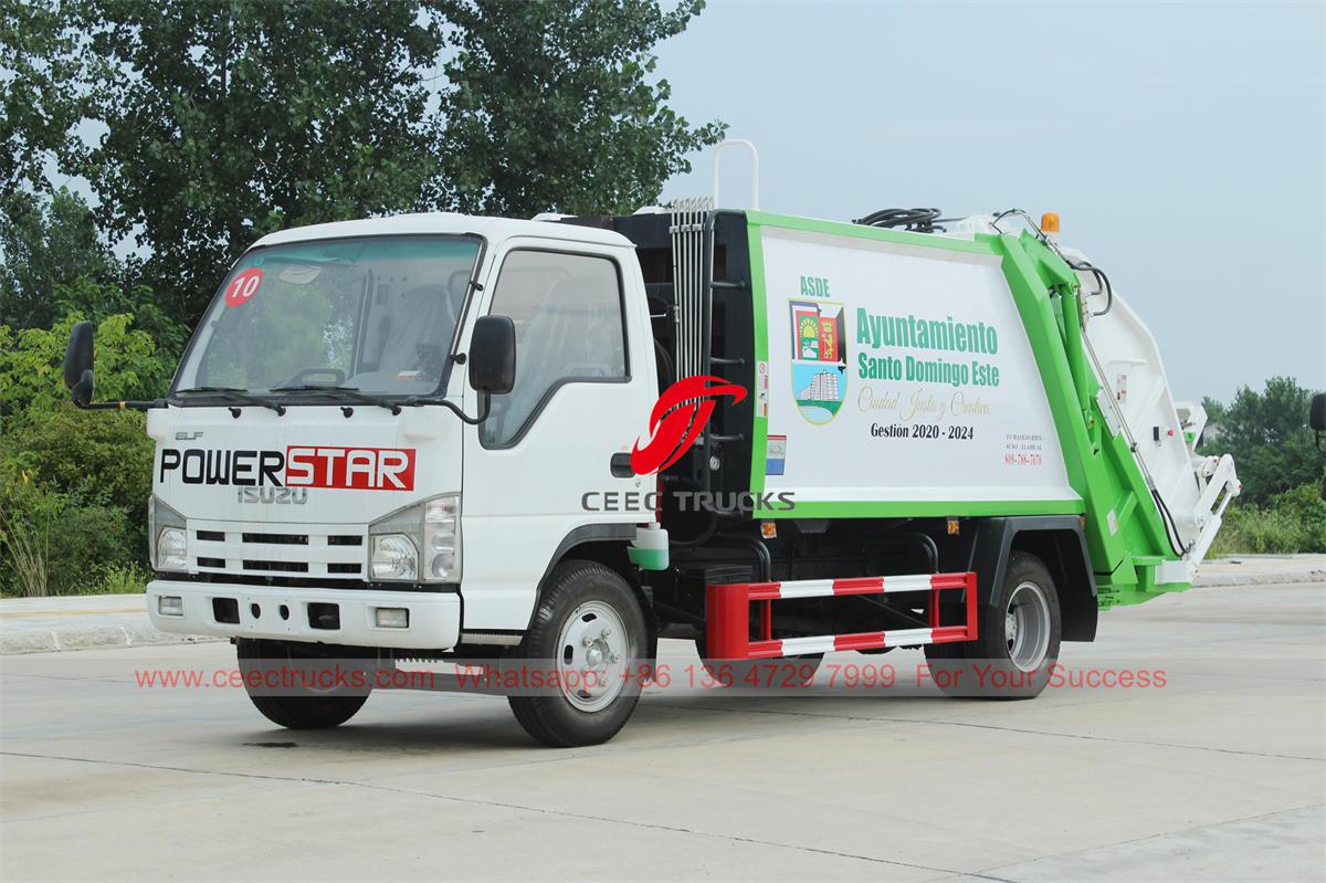 Pembekal trak pemadat sisa ISUZU NKR 6CBM - CEEC TRUCKS