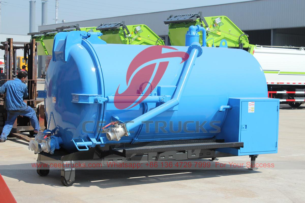 Badan Tangki Kumbahan Vakum 5000 Liter Tersuai