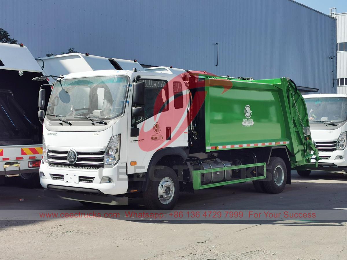 HOWO 8CBM Trak Pemadat Tolak untuk Afrika