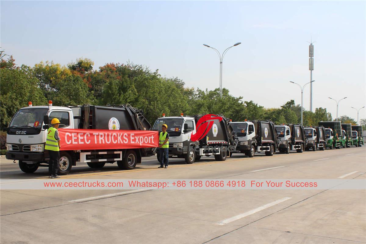 8 unit lori sampah Dongfeng telah dihantar ke Gambia