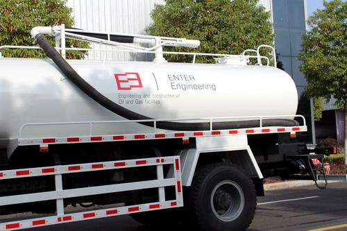 Shacman cesspit emptier dieksport ke Uzbekistan