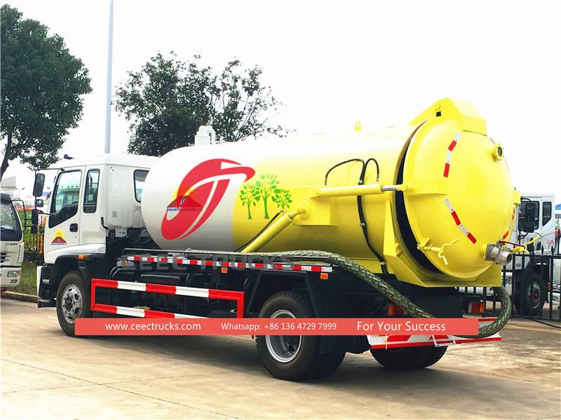 Beberapa peraturan emas untuk mengendalikan trak vakum kumbahan