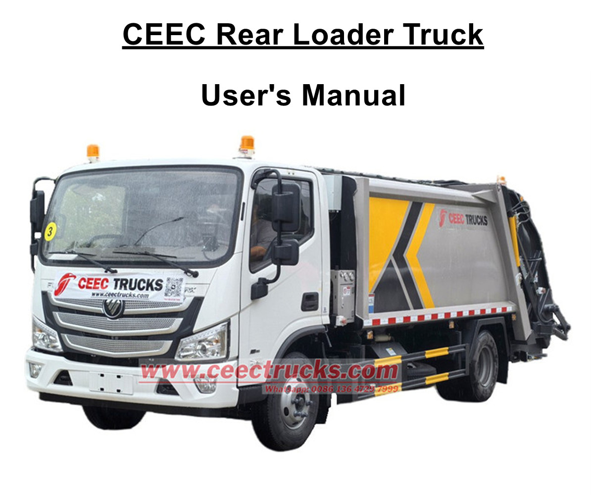 Manual trak pemadat pemuat belakang FOTON 10CBM Chile