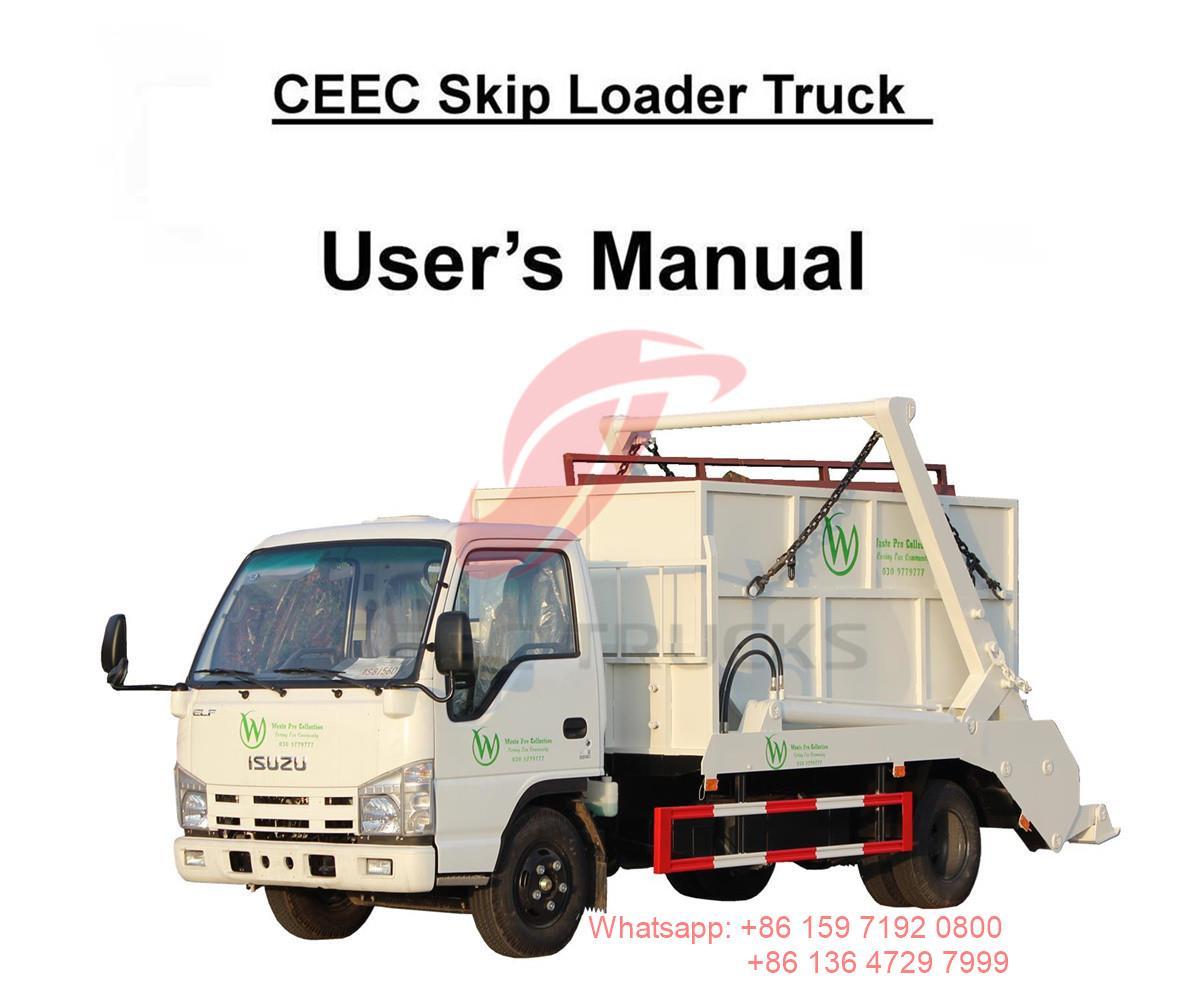 Laos--Manual pemilik trak sampah ISUZU 6cbm