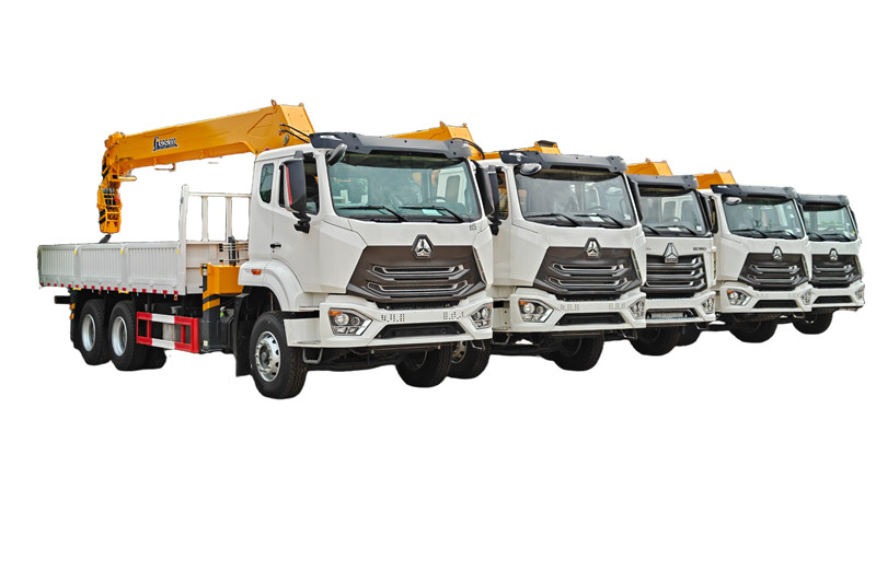 6 unit Howo 6x4 380HP trak kren lengan lurus