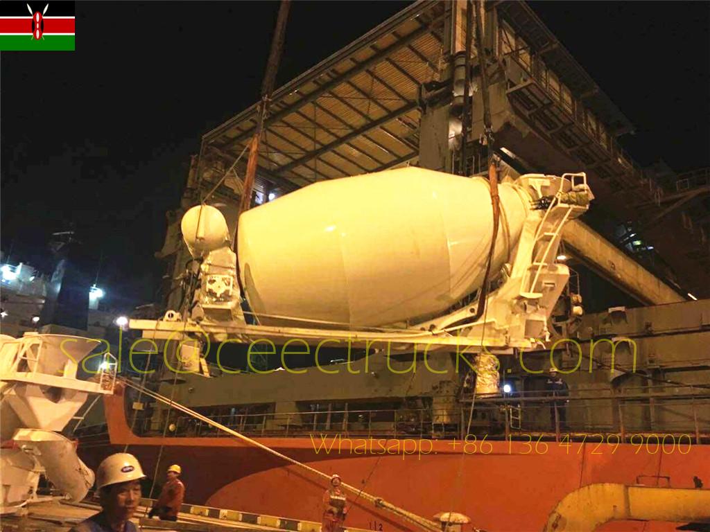 Syarikat Kenya CIVICON membeli badan atas trak pengadun 8CBM daripada CEEC