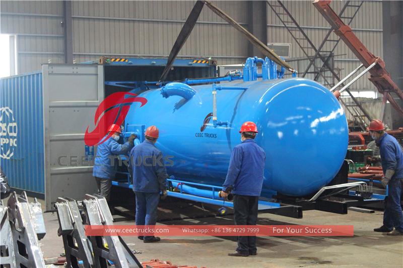 Trinidad dan Tobago- 2 unit bahagian atas tangki vakum dieksport