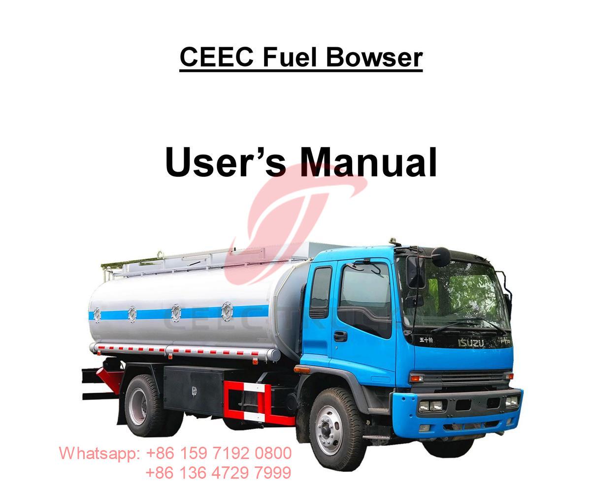 Myanmar--Manual Tangki Minyak ISUZU 16000 Liter
