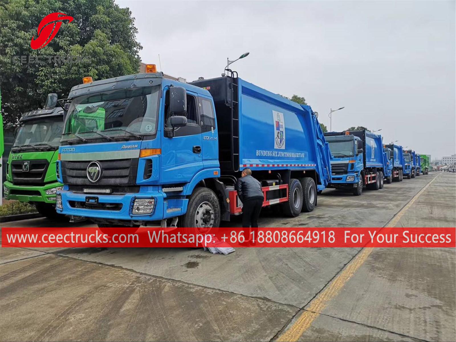 Gambia- 18 unit trak sampah Foton untuk dieksport