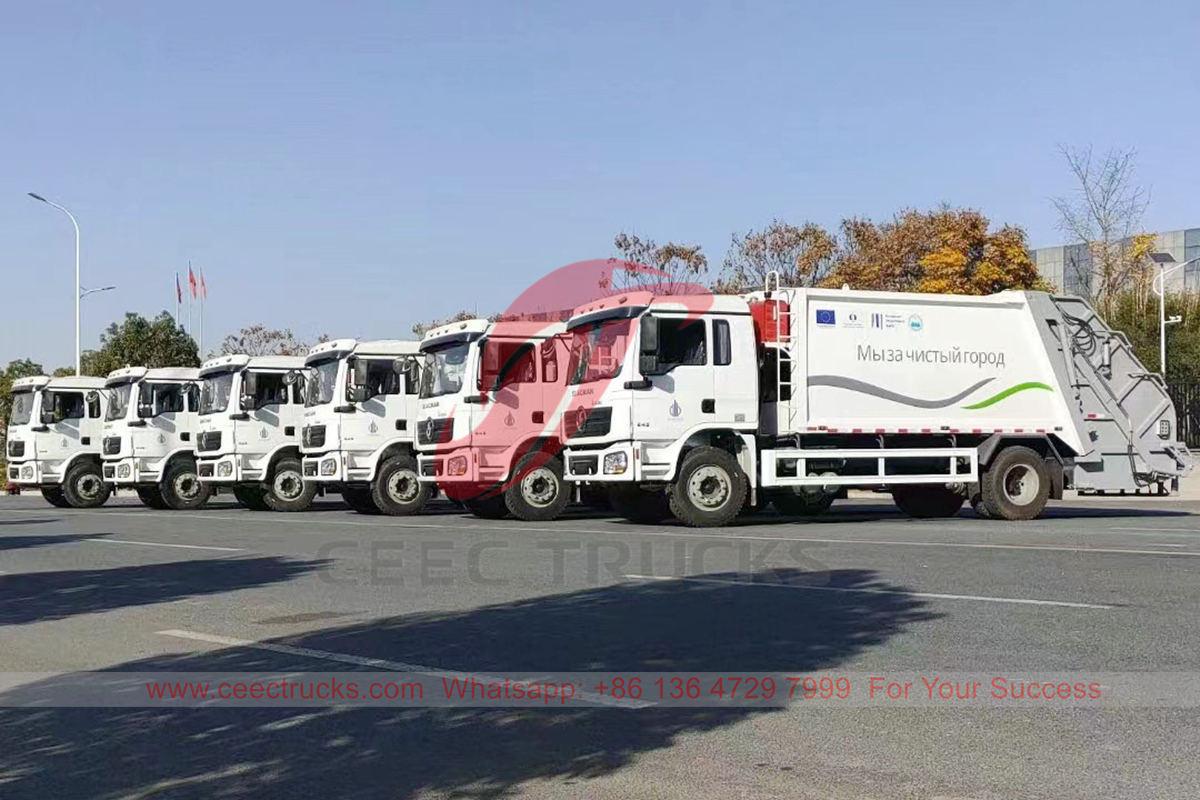 Kyrgyzstan - 6 unit lori pemadat sampah Shacman telah dieksport oleh CEEC TRUCKS