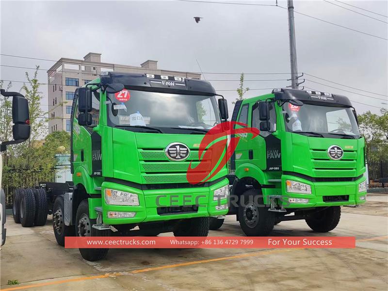 Congo - 2 unit lori dumper FAW J6P 8×4 untuk eksport
