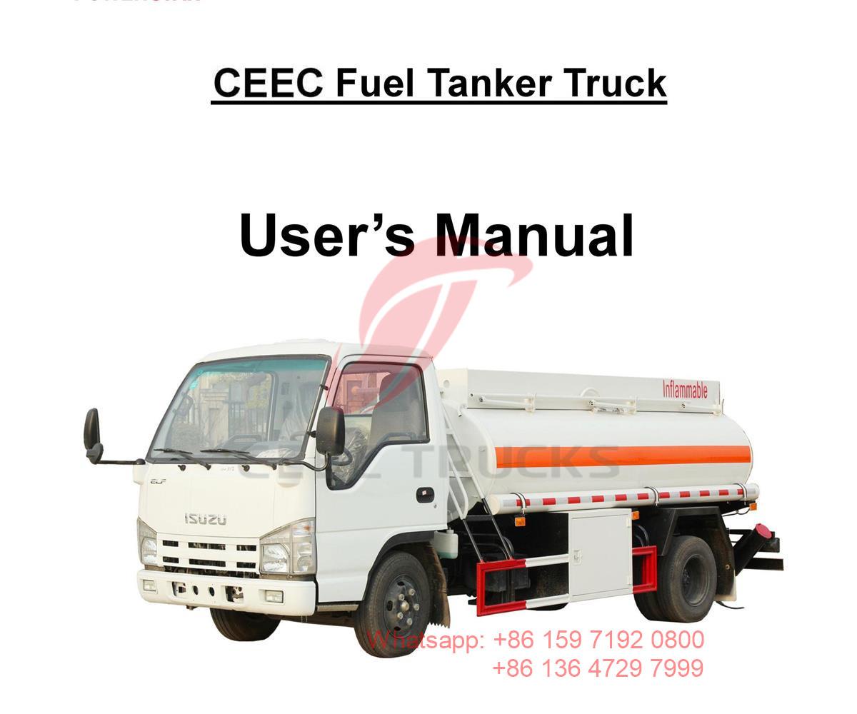 Myanmar--Manual Trak Tangki Minyak ISUZU 4000 Liter