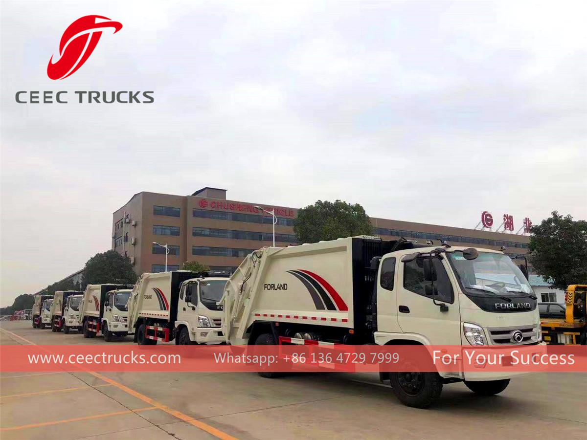 Habsyah - 10 unit trak pemampat sampah foton untuk dieksport